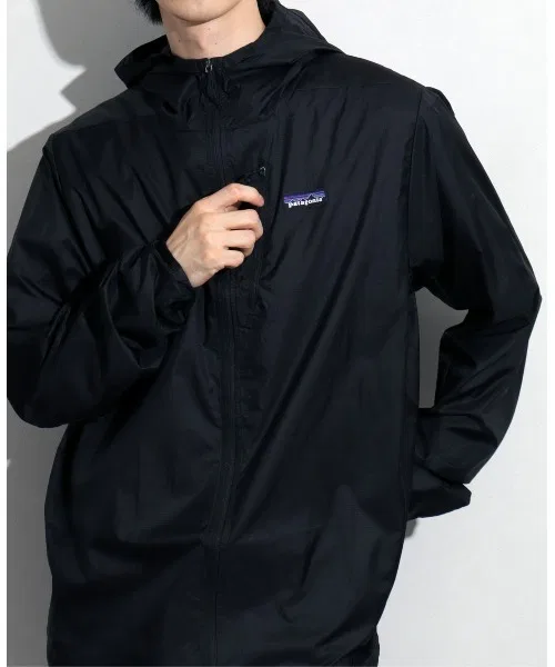 Куртка Houdini Jacket Patagonia из переработанного нейлона чёрная — фото 3