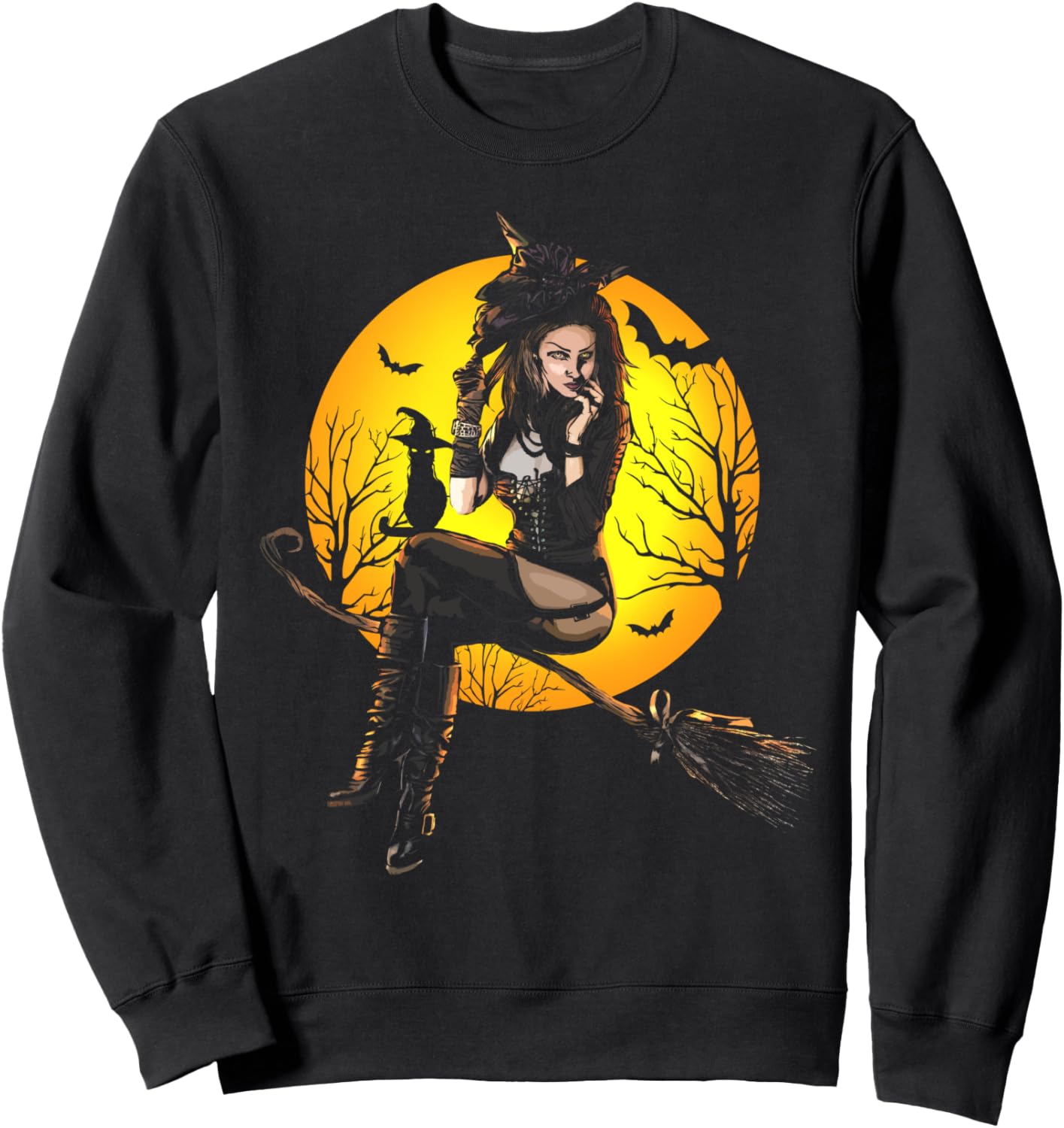 

Черная кошка и сексуальная ведьма, жуткая толстовка на Хэллоуин Gods Demons Monsters Mythology Dark Art, Черный, Черная кошка и сексуальная ведьма, жуткая толстовка на Хэллоуин Gods Demons Monsters Mythology Dark Art