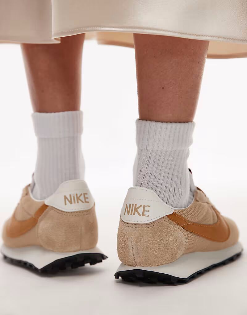 Кроссовки Nike LD-1000 SE бежевого и оранжевого цветов — фото 4