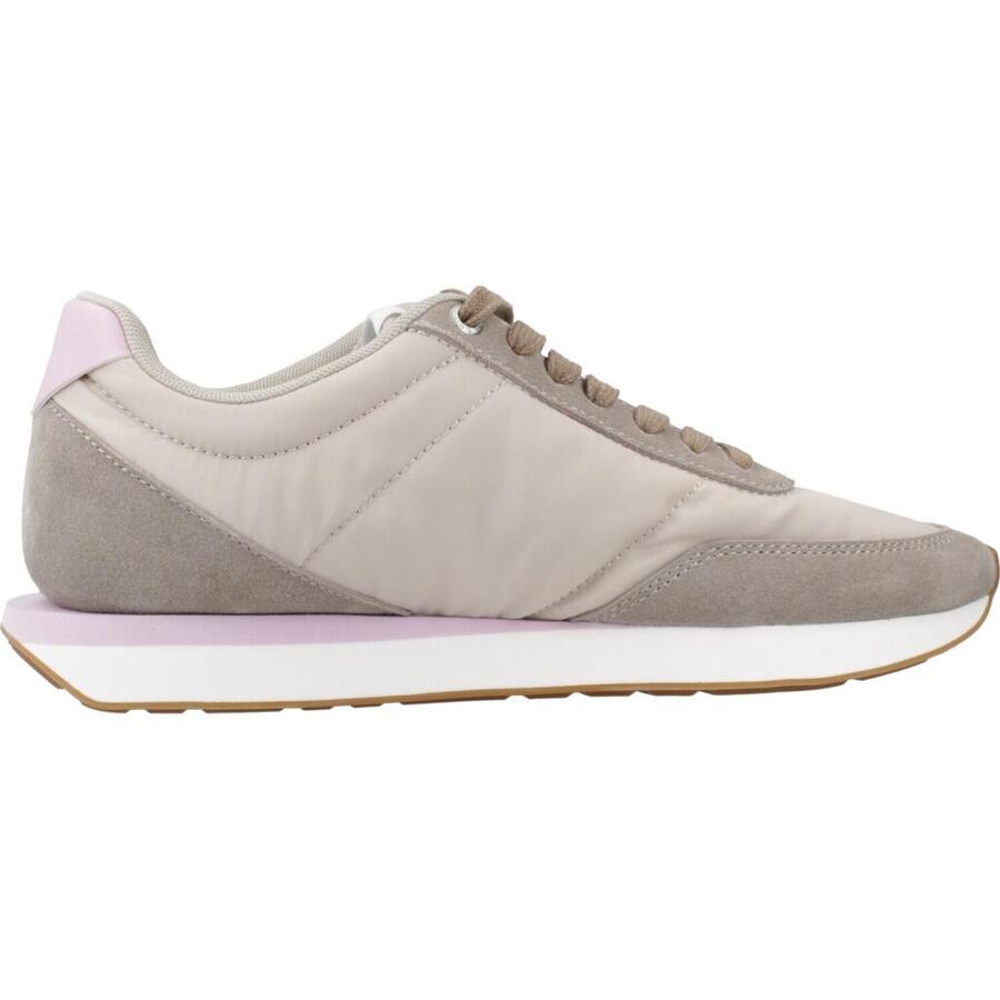 Кроссовки Calvin Klein, модель Retro Runner Lace Up, цвет бежевый — фото 4