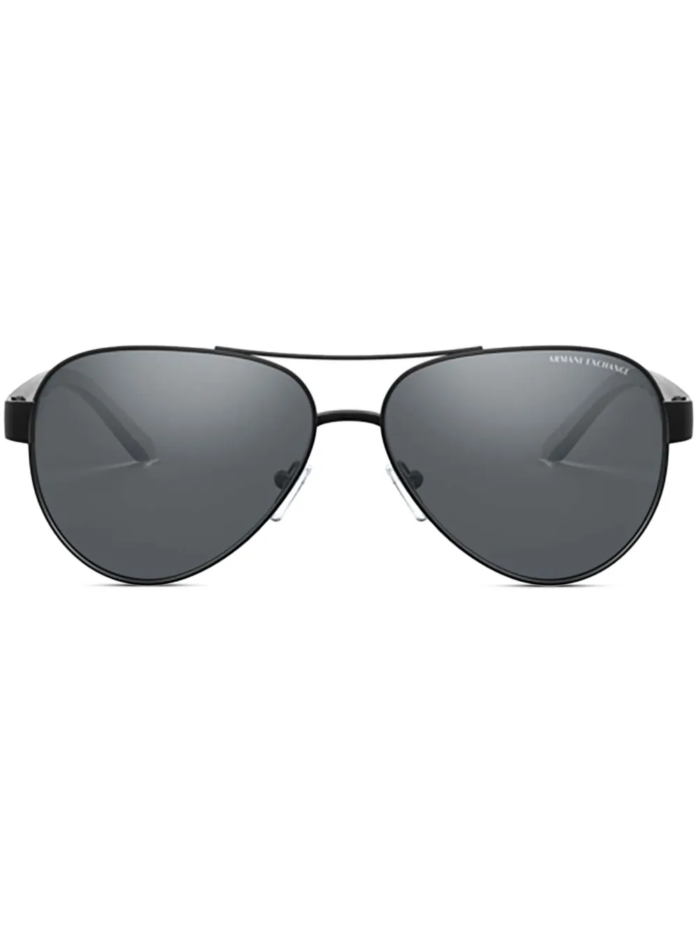 

Солнцезащитные очки-пилоты Armani Exchange, черный