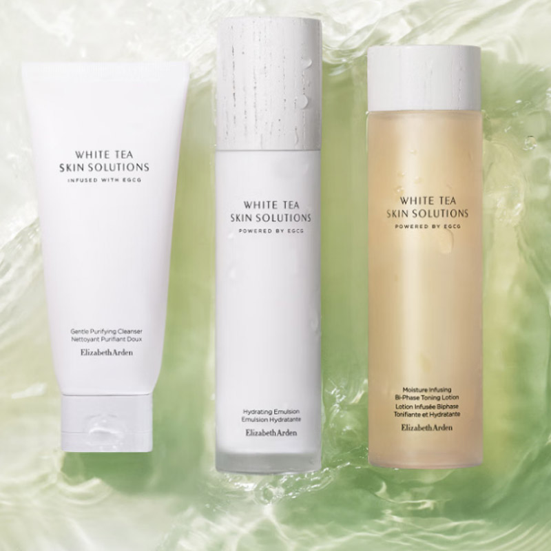 Elizabeth Arden YILISHABAIYADUN White Tea Набор для ухода за кожей Обновление кожи Увлажнение и восстановление 200мл+125мл/200мл+125мл+125мл — фото 4