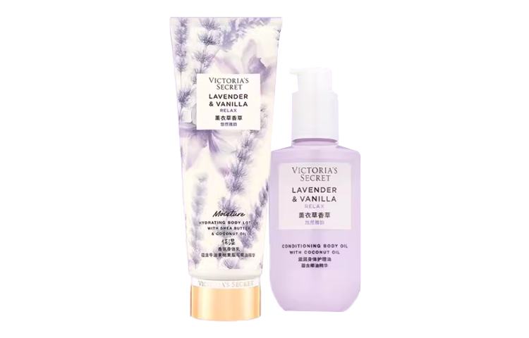 Набор Victoria's Secret Lavender & Vanilla: гель для душа, 236 мл + лосьон для тела, 236 мл — фото 4