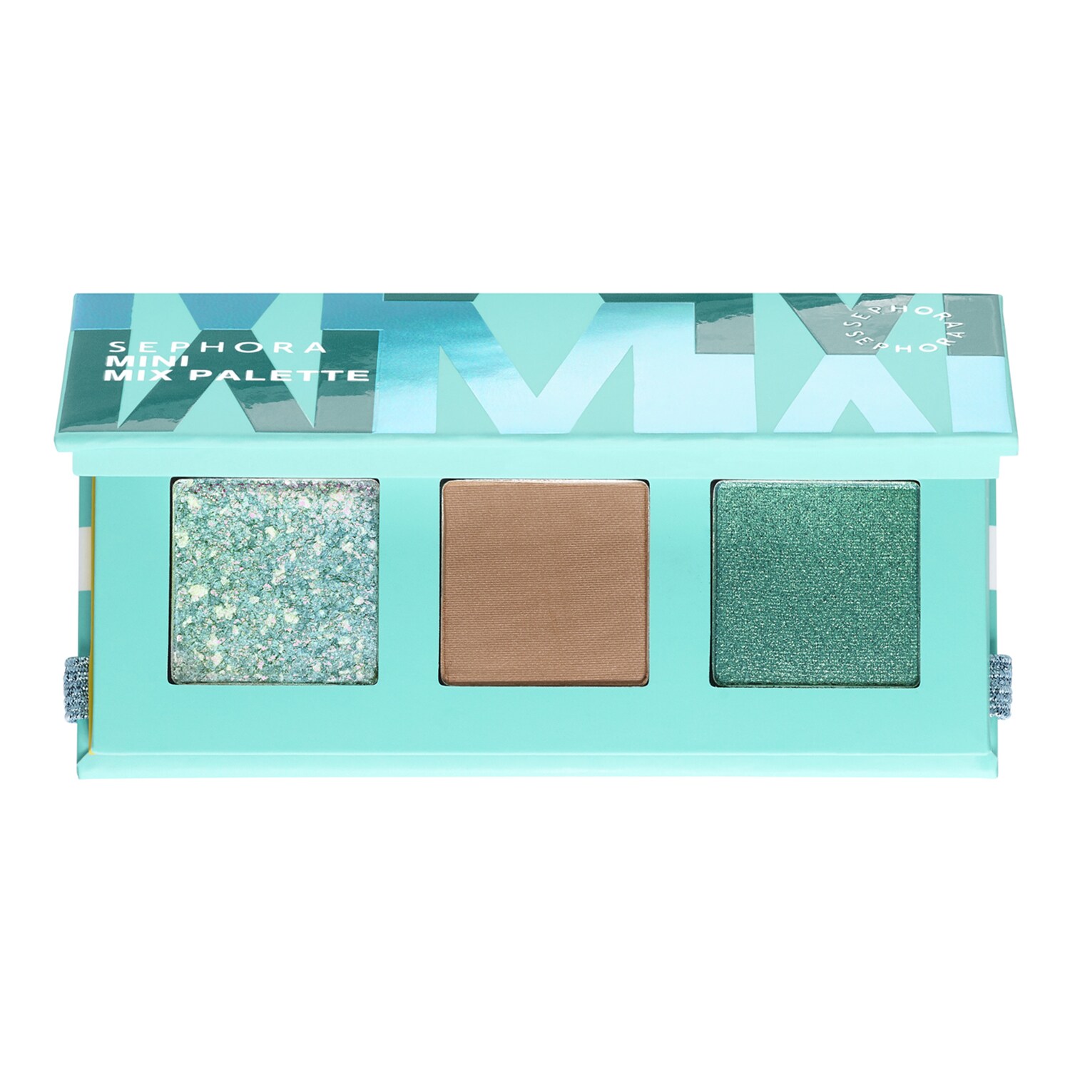 

Мини-палетка теней для век Mini Mix Palette Sephora Collection, Audacious Aqua (3,03 g)