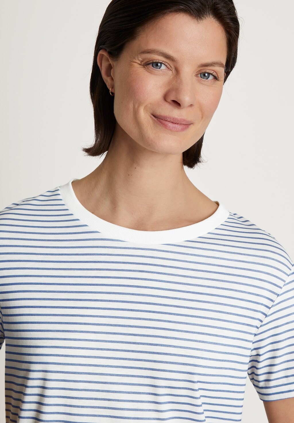 

Ночная рубашка STRIPES KURZARM Calida, синий