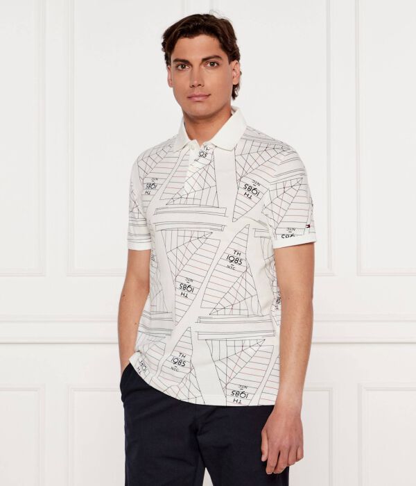 

Рубашка поло Regular fit Tommy Hilfiger, экрю