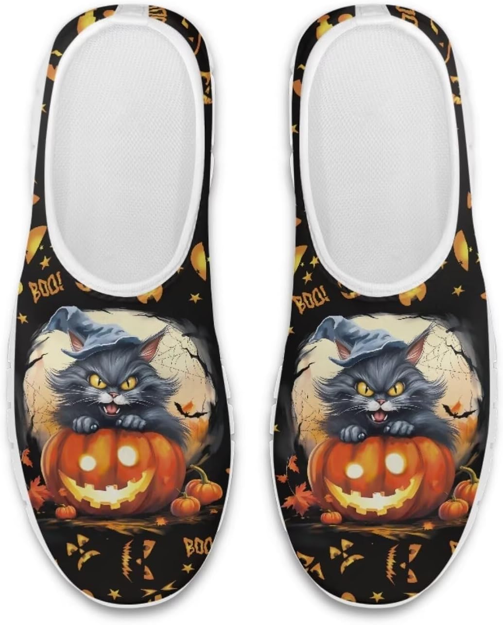 

Кроссовки Belidome Slip On Clipper для женщин и мужчин, прогулочные сетчатые кеды с мягкой нескользящей подошвой, черный