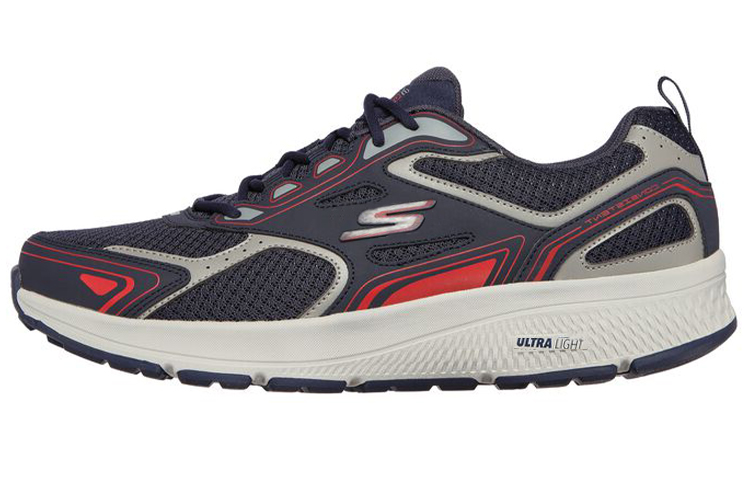 

Кроссовки Go Run Consistent для бега мужские с низким верхом, синие/красные Skechers