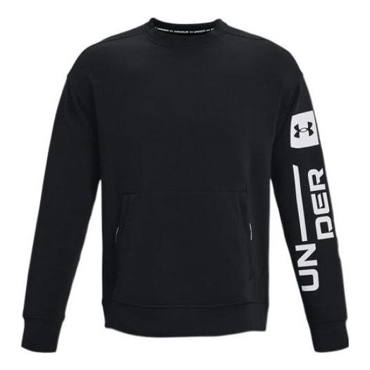 

Спортивная толстовка Under Armour Summit Knit Graphic Crew Sweatshirt 'Black White' 1373800-001, черный