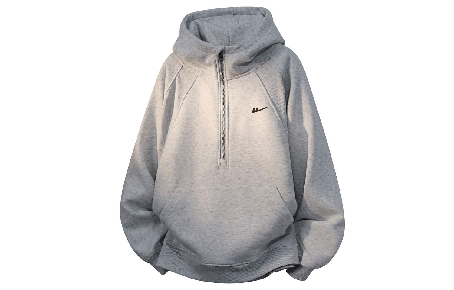 

Толстовка Unisex Hooded Moderate Regular WARRIOR, heather серый[free diy badge]