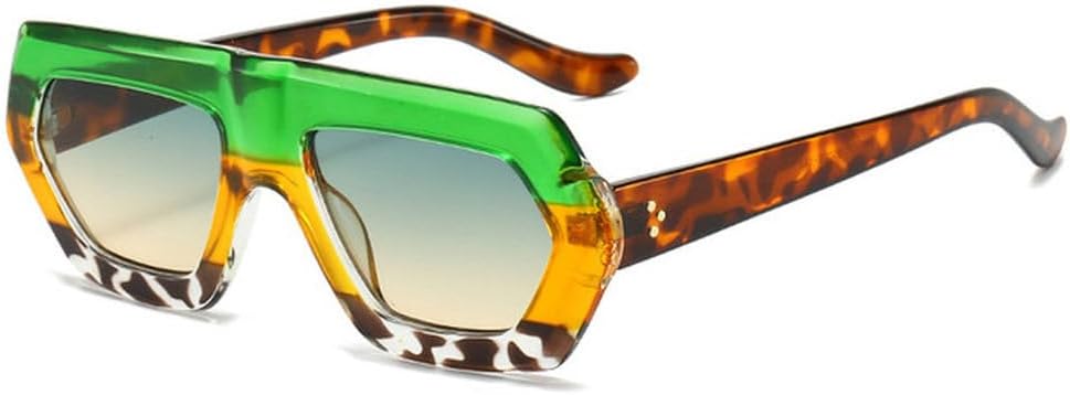 

Солнцезащитные очки неправильной формы для женщин и мужчин, ретро-очки, градиентные женские солнцезащитные очки класса люкс, модные солнцезащитные очки UV400 TVTBBVV, Green