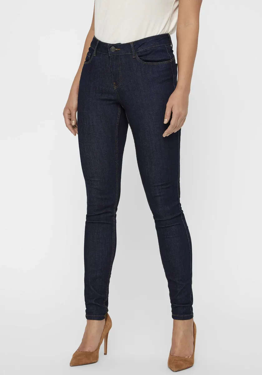 

Джинсы скинни Vero Moda "VMSEVEN SHAPE UP", синий