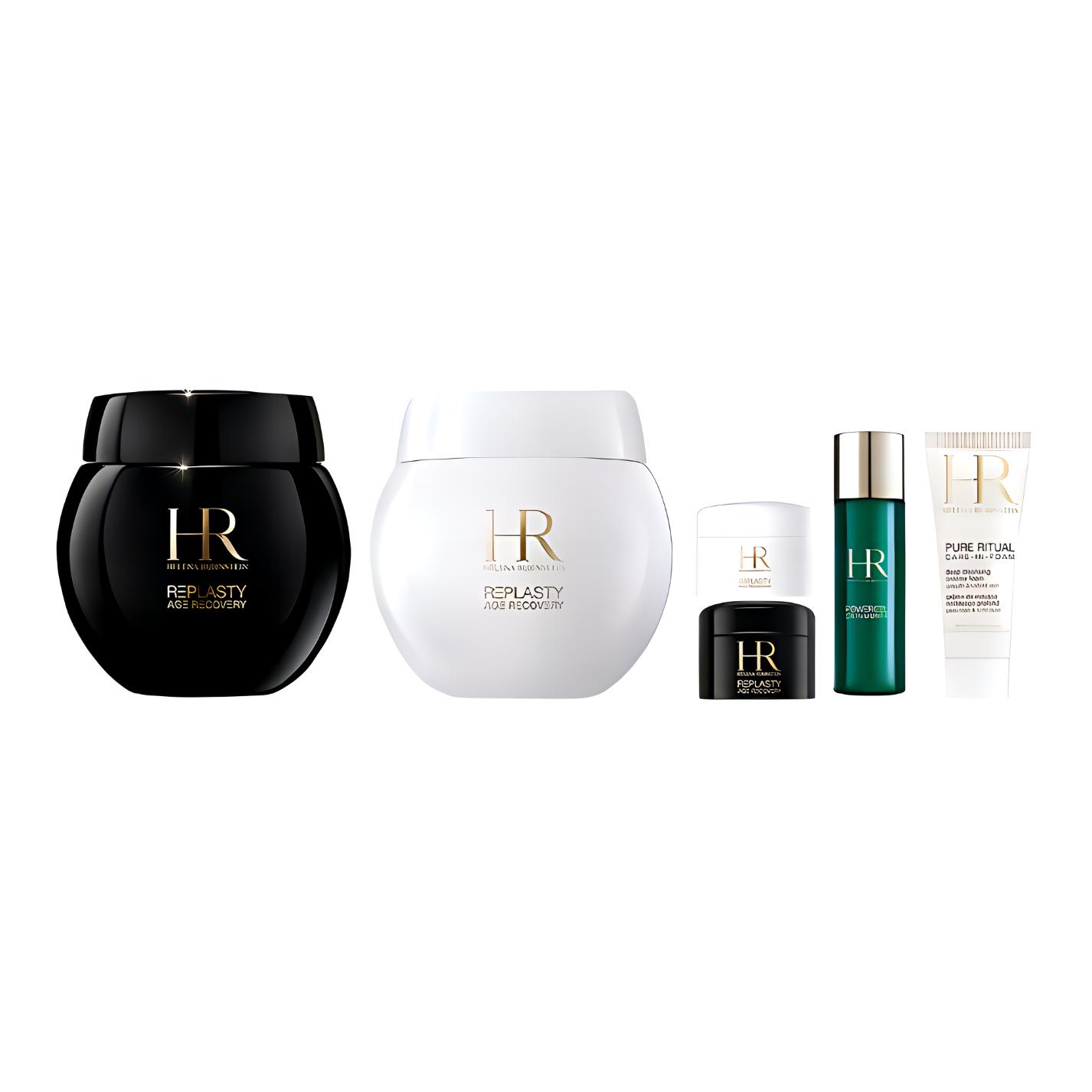 HELENA RUBINSTEIN Черно-белые бинды пробный бокс образец упаковки увлажняют и питают набор из шести штук — фото 3