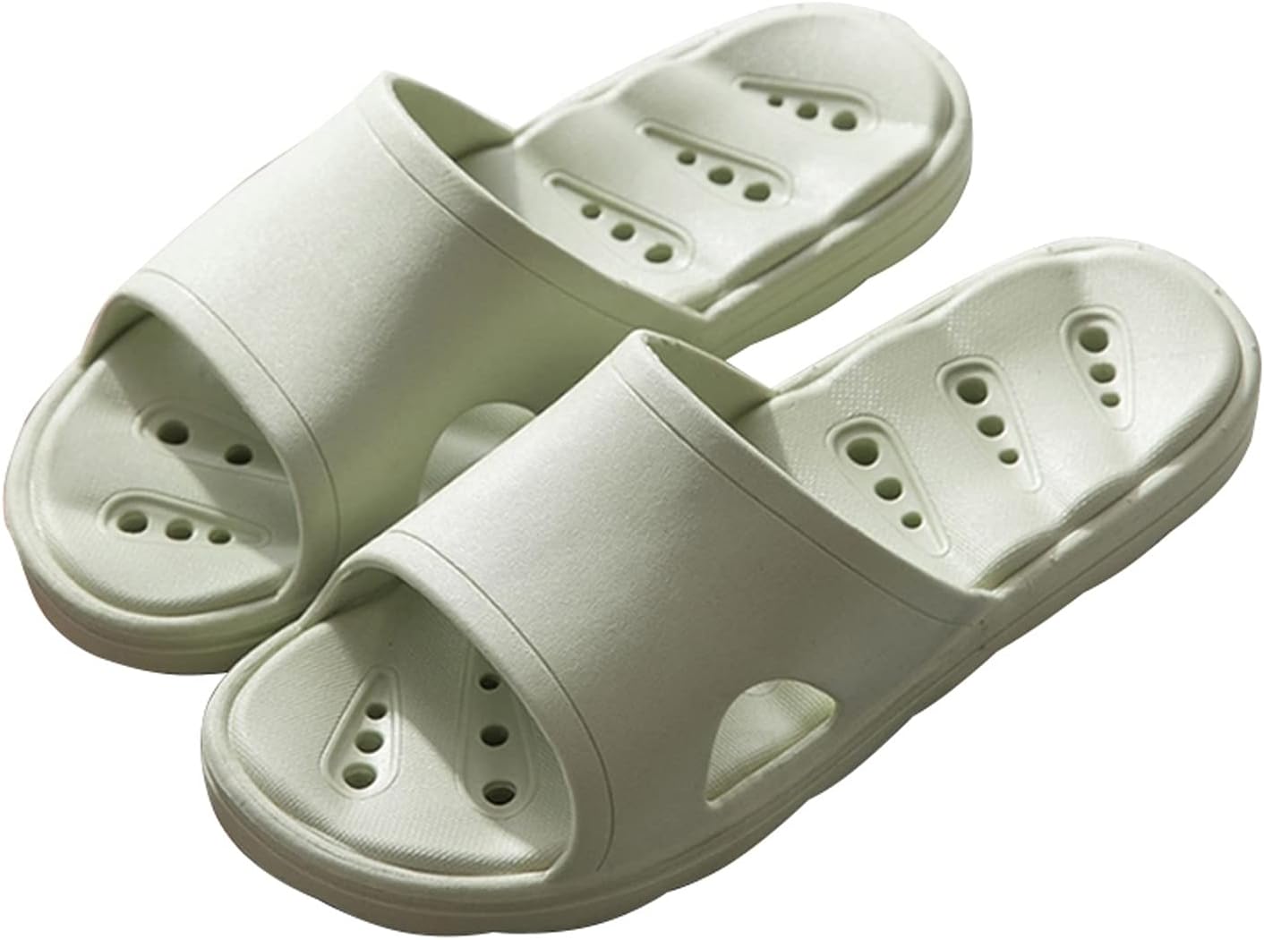 

Тапочки Shark для женщин и мужчин, быстросохнущие, противоскользящие, для дома, бесшумные и с дезодорирующим эффектом, с дренажными отверстиями, летние сандалии (цвет: серо-голубой, размер: 43-44) Tomyeus