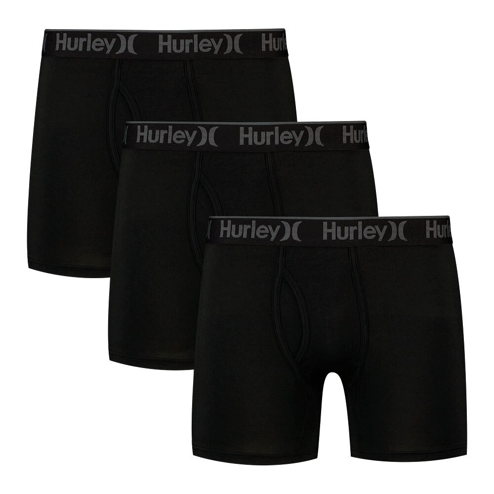

Боксеры Hurley Supersoft 3 шт, черный