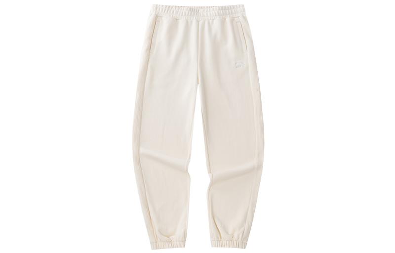 

Женские трикотажные спортивные брюки Anta Life Collection из белого утиного пуха