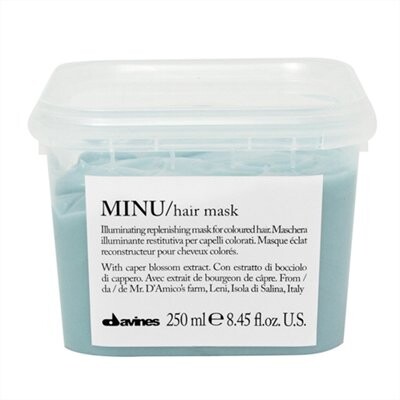 Осветляющая маска для окрашенных волос 250мл Davines Minu — фото 2