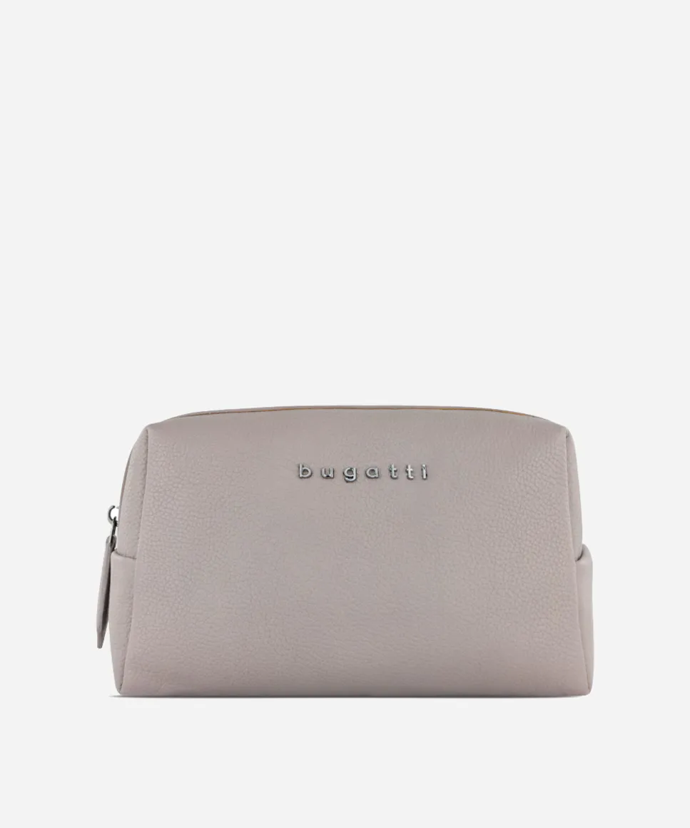 

Женская бежевая кожаная сумка для туалетных принадлежностей Bugatti, цвет Crudo
