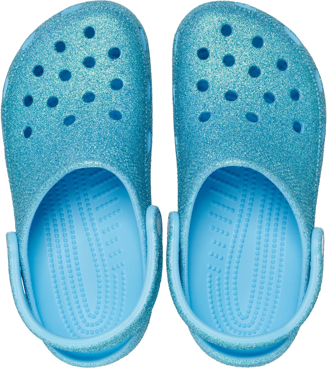 Унисекс сабо Crocs Classic с блестками, Tinted Glass — фото 4