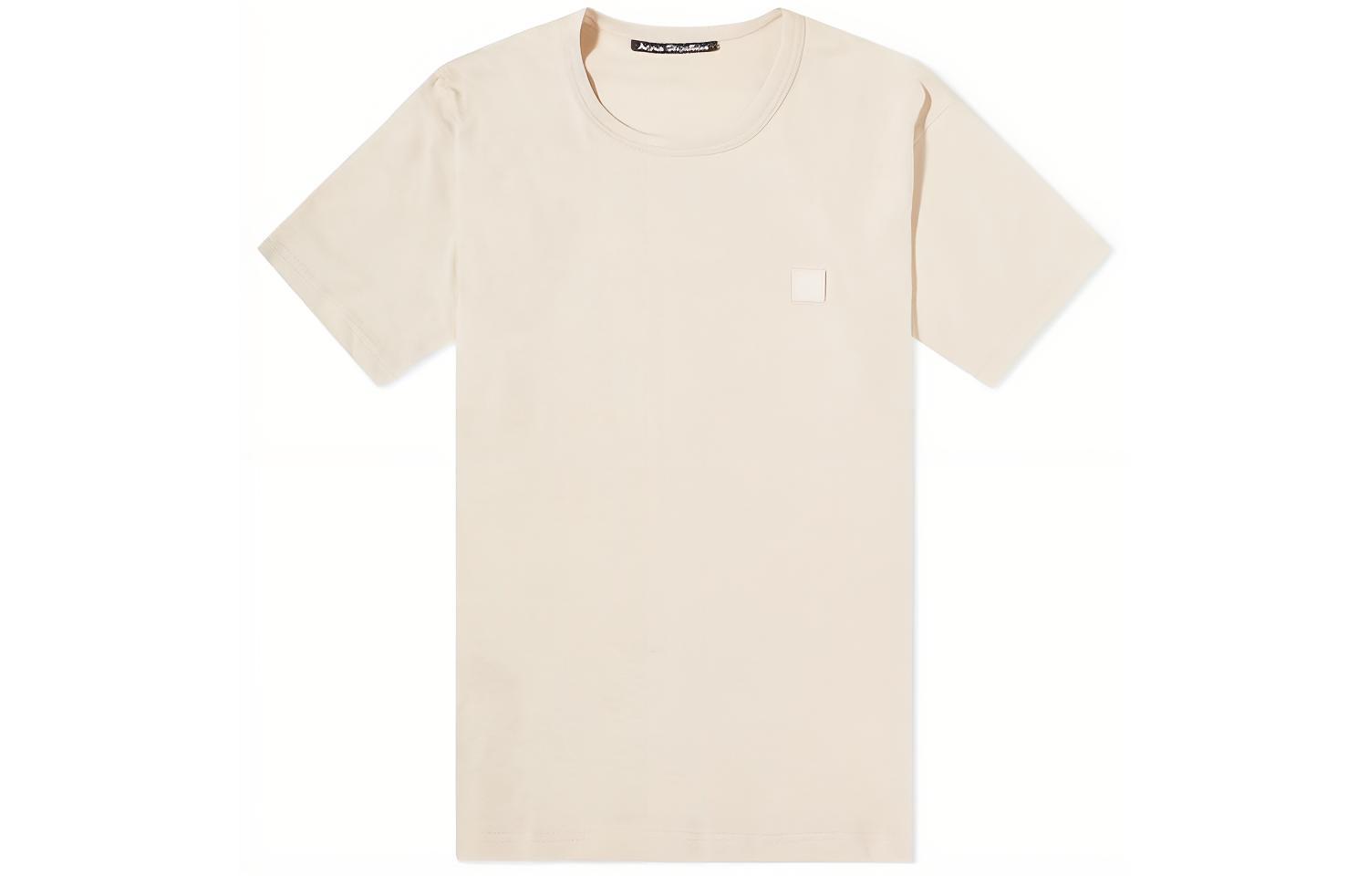 

Облегченная футболка Acne Studios, бежевая