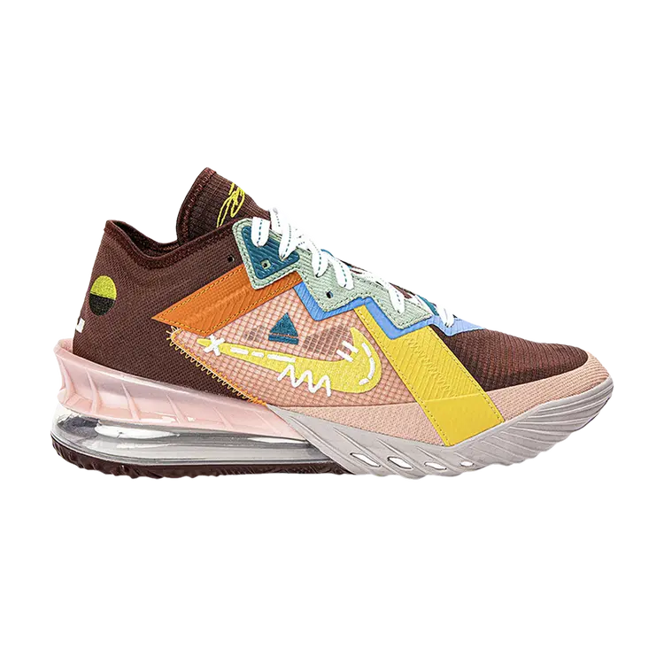 

Кроссовки Nike Mimi Plange x LeBron 18 Low, коричневый, Коричневый;серый, Кроссовки Nike Mimi Plange x LeBron 18 Low, коричневый