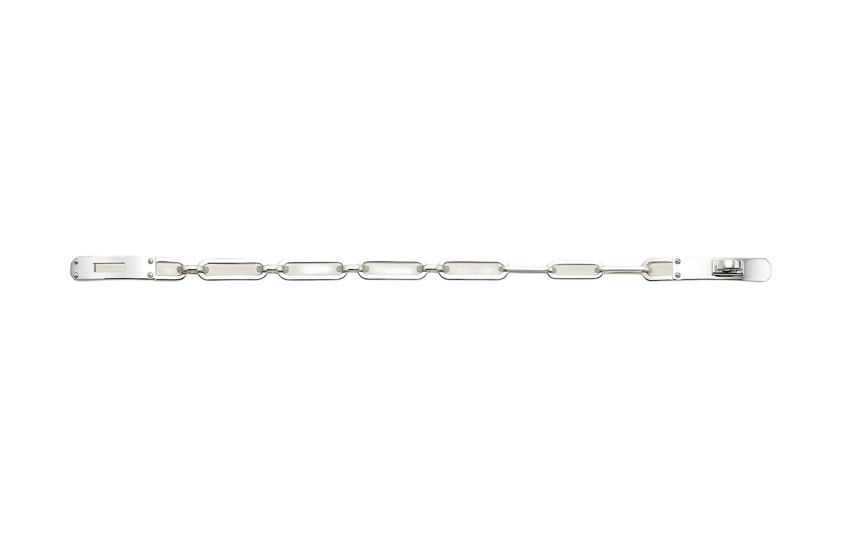 HERMES Серебряный браслет 925 пробы Unisex Silver