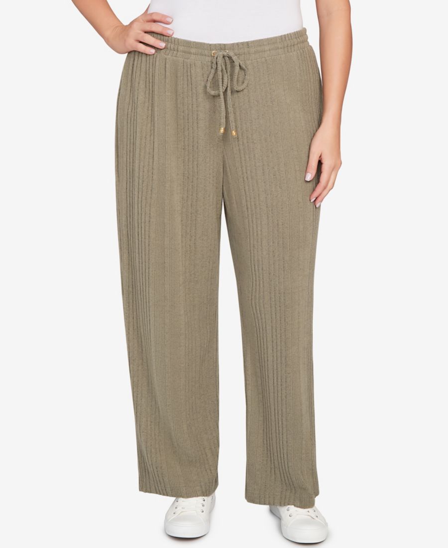 

Брюки Hatchi большого размера из однотонной ткани HEARTS OF PALM, Avocado