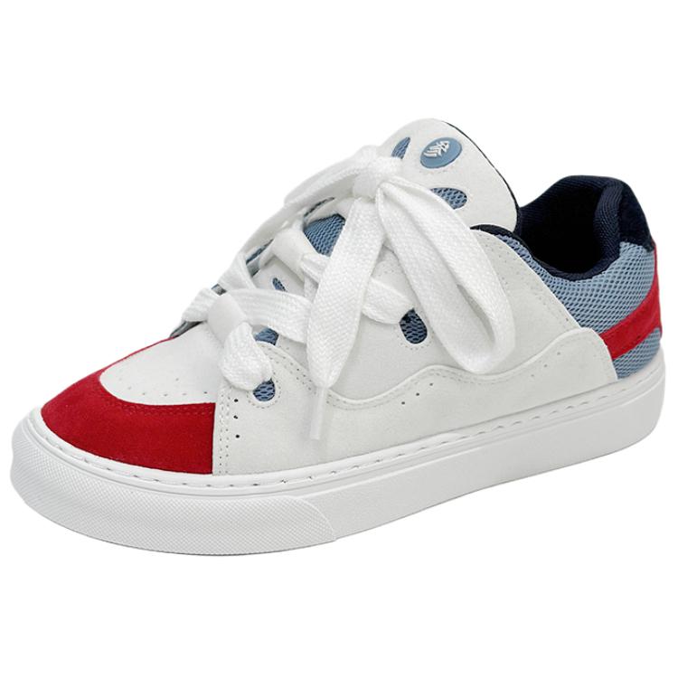 

Boogie Bear Унисекс скейтборд кроссовки белые красные, цвет White Red