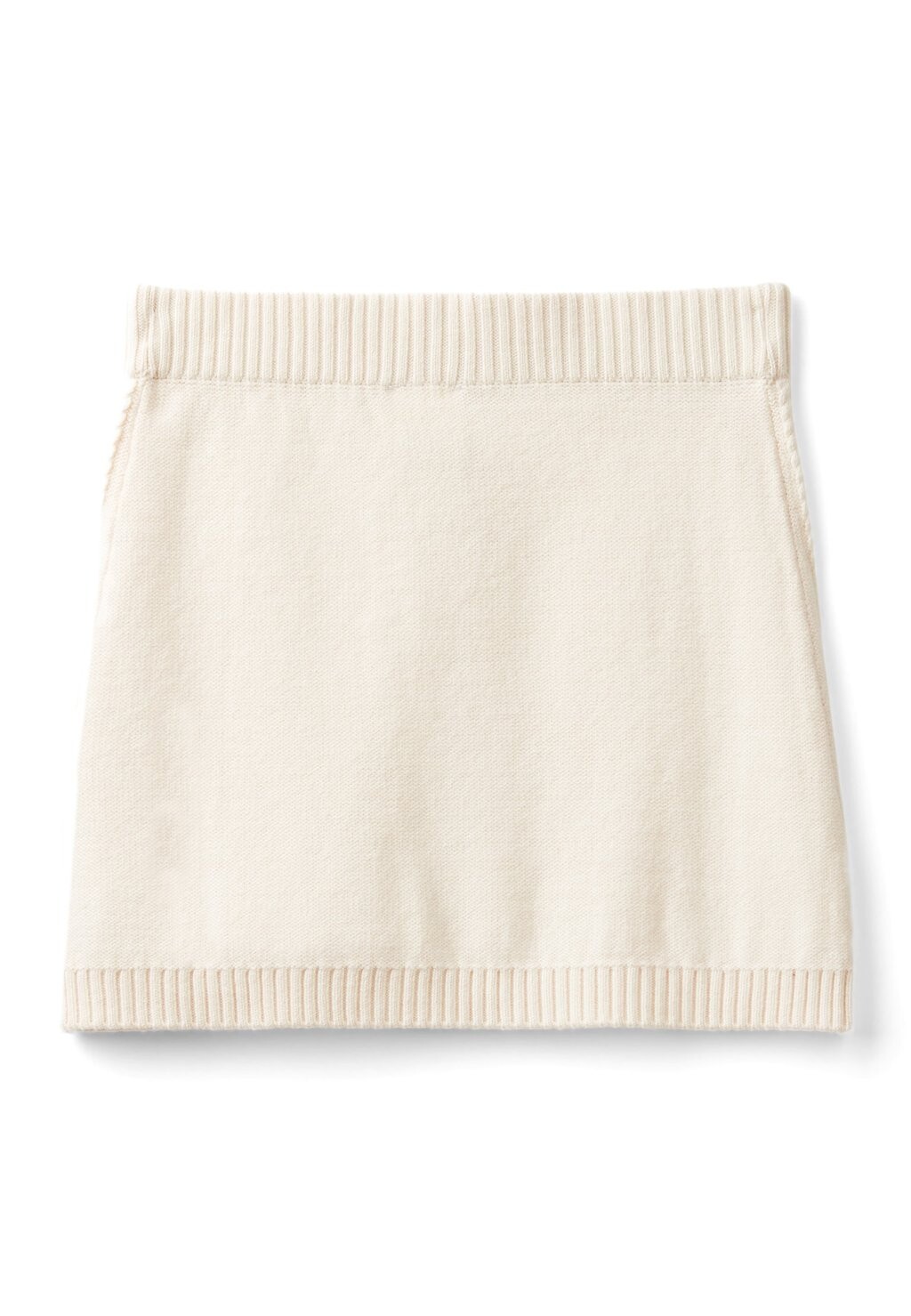 

Мини-юбка WITH HEART-STITCH PATTERN United Colors of Benetton, белый