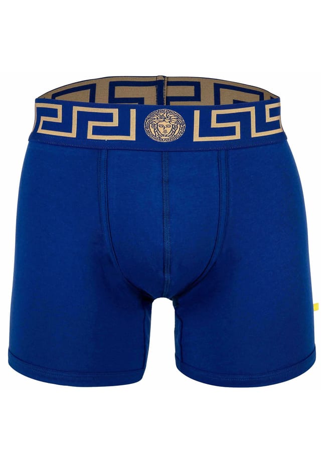 

Боксеры-Шорты - би-стрейч топика органический хлопок однотонные Versace, синий