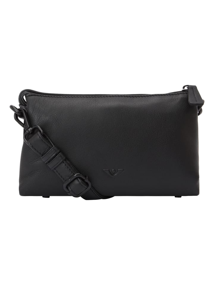 

VLD VOi Leather Design Кожаная сумка через плечо 4 Season, 21 см, черная