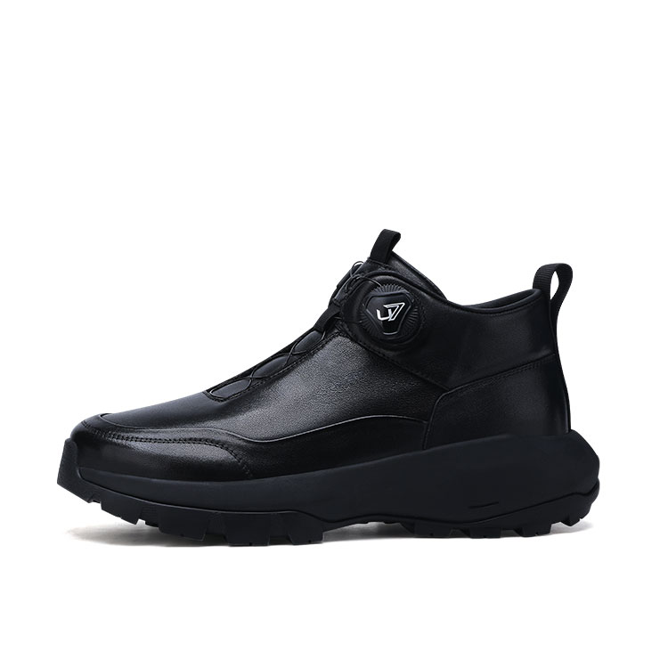 

U7 Кроссовки мужские черные с амортизирующими противоскользящими и износостойкими подошвами, увеличивающие рост