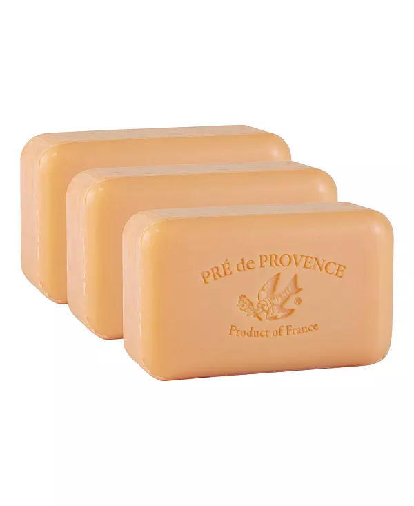 

Увлажняющее французское мыло Pre de Provence, 150 г, четырехкратное измельчение, стойкая, увлажняющая, богатая, кремообразная пена (набор из 3 шт.) European Soaps, persimmon