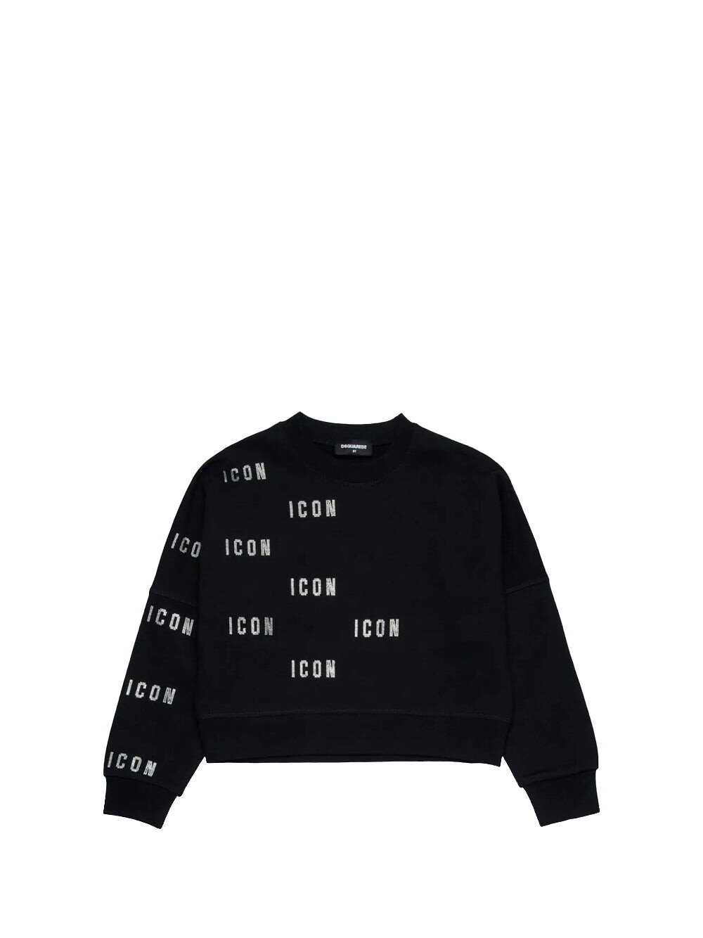 

Черная толстовка для девочек Dsquared