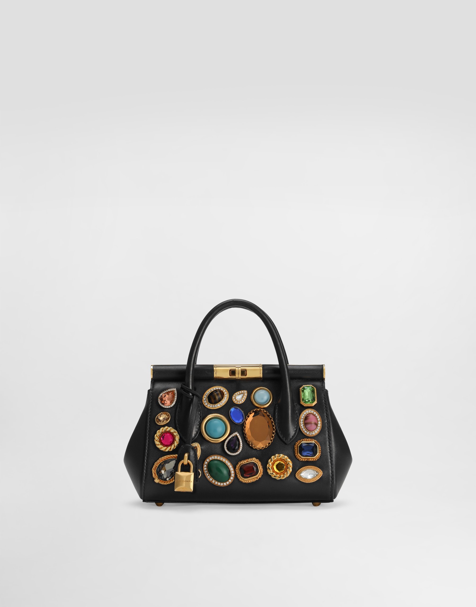 

Мини-сумка marlene из телячьей кожи plongé для дневного использования Dolce & Gabbana, коричневый