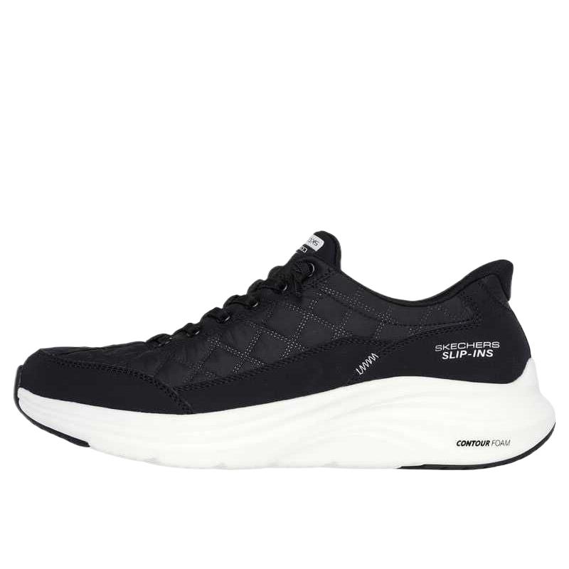 

Skechers Низкие повседневные туфли Contour Foam Cozy Fit, мужские, черные, белые