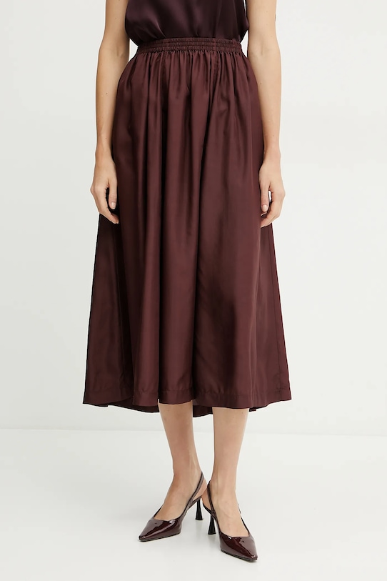 

Шелковая юбка Forte Forte, бордовый