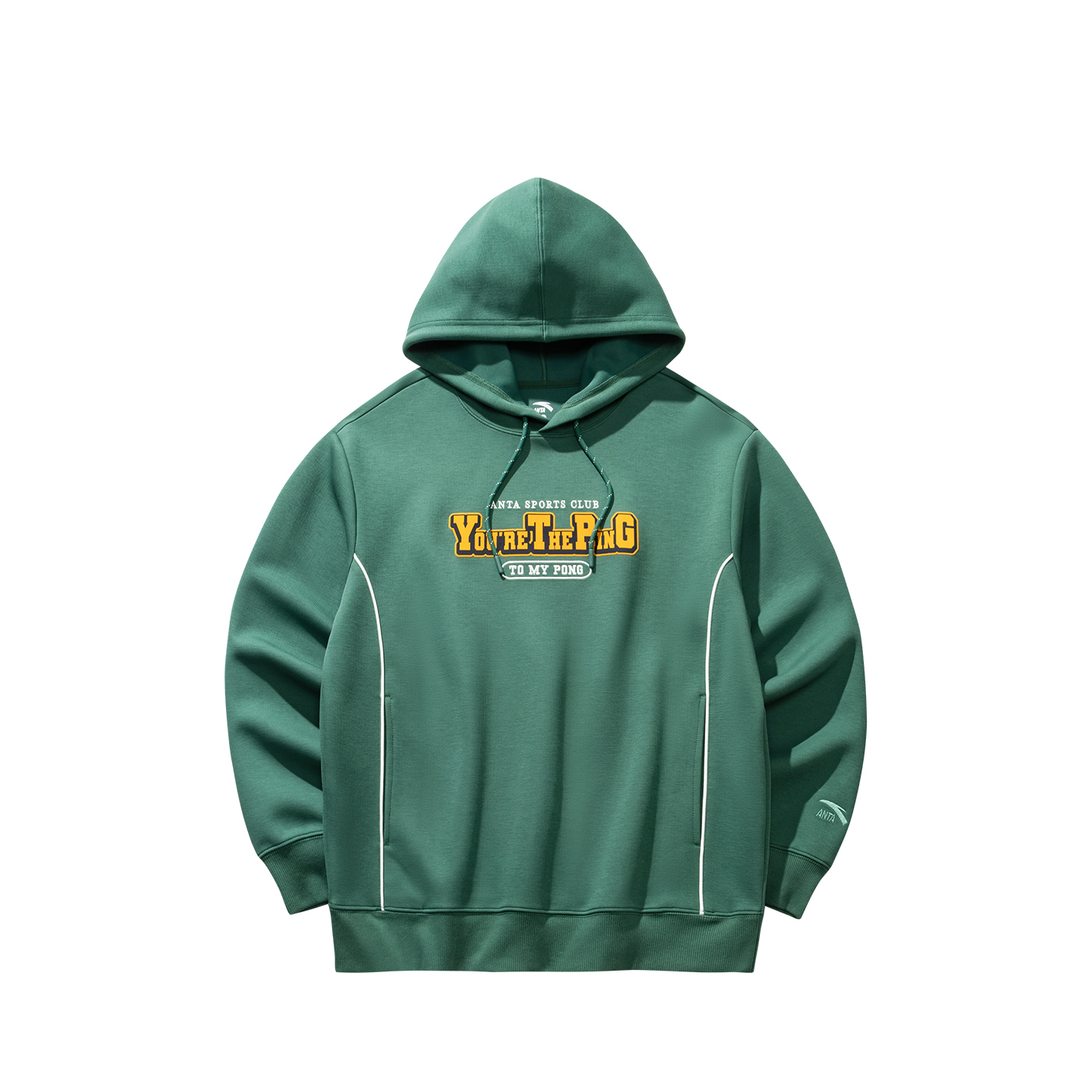 

Anta Мужская винтажная толстовка лесного зеленого цвета, Зеленый, Anta Мужская винтажная толстовка лесного зеленого цвета