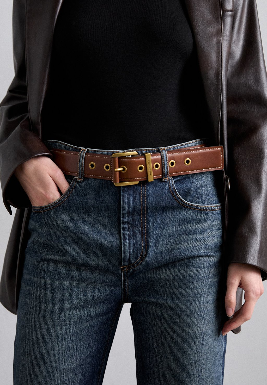

Пояс 42MM BELT MICHAEL Michael Kors, коричневый