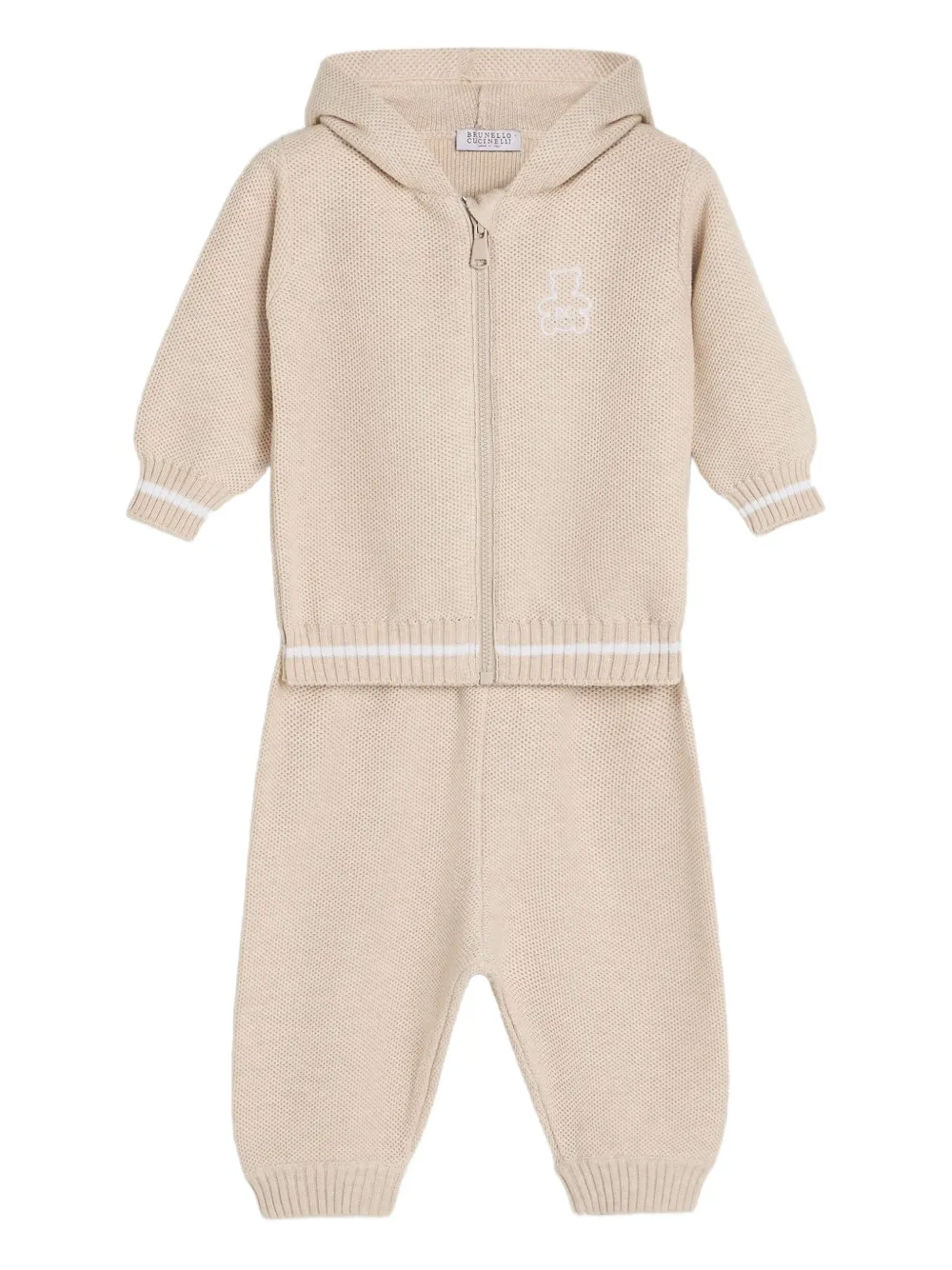 

Толстовка с мотивом Берни Brunello Cucinelli Kids, бежевый
