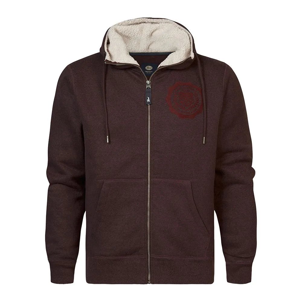 

Толстовка Petrol Industries M-3040-SWH331 full zip, коричневый