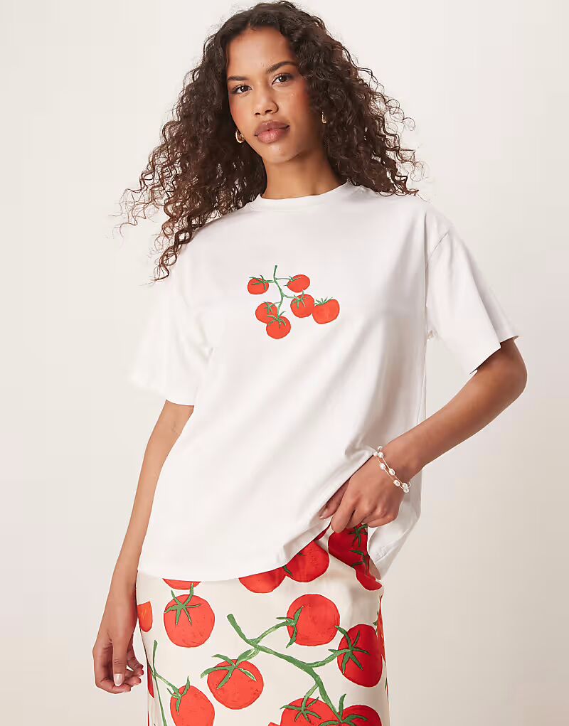 

Футболка Never Fully Dressed Tomato Baby, белая