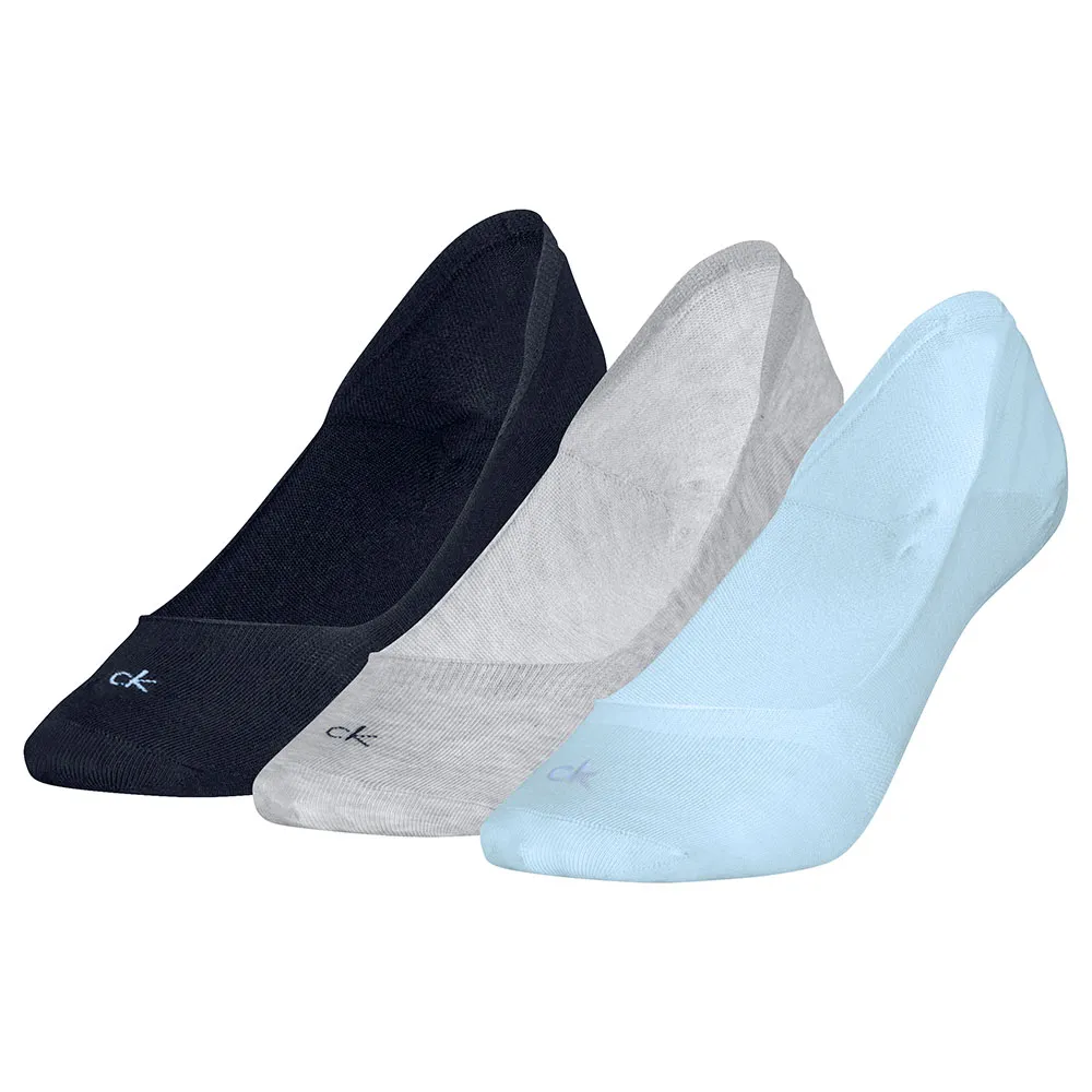 

Носки 3 шт Calvin Klein 701234371 no show, разноцветный