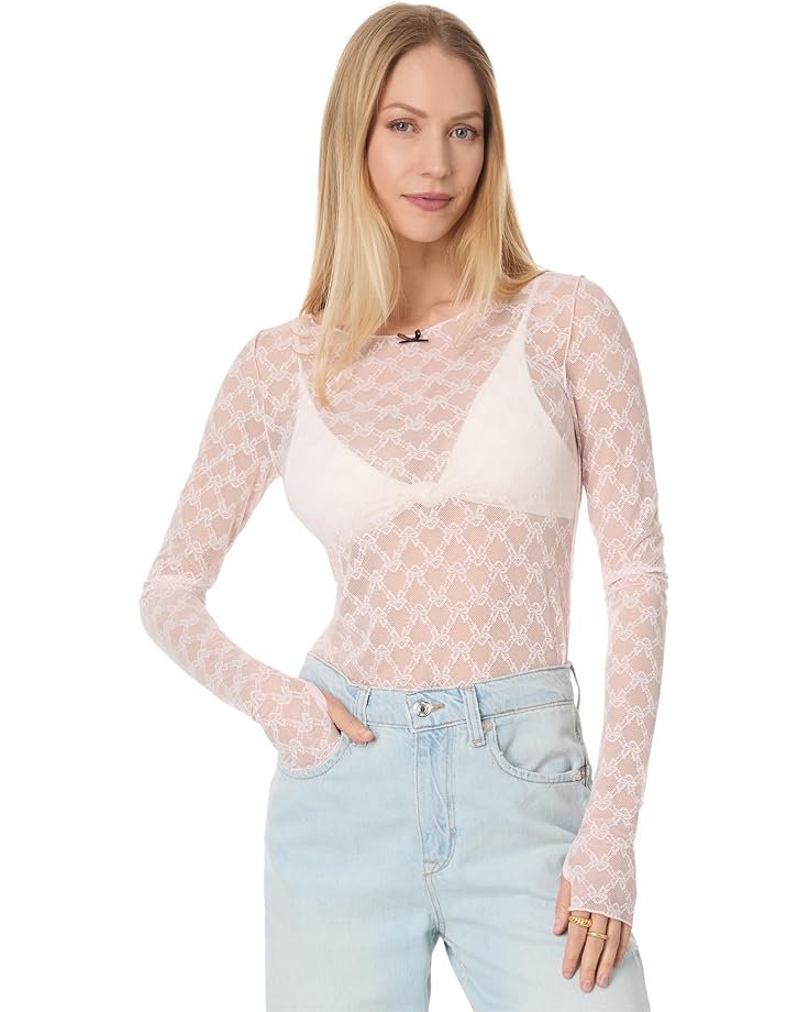 

Лонгслив Free People From Me To You Long, цвет Blossom
