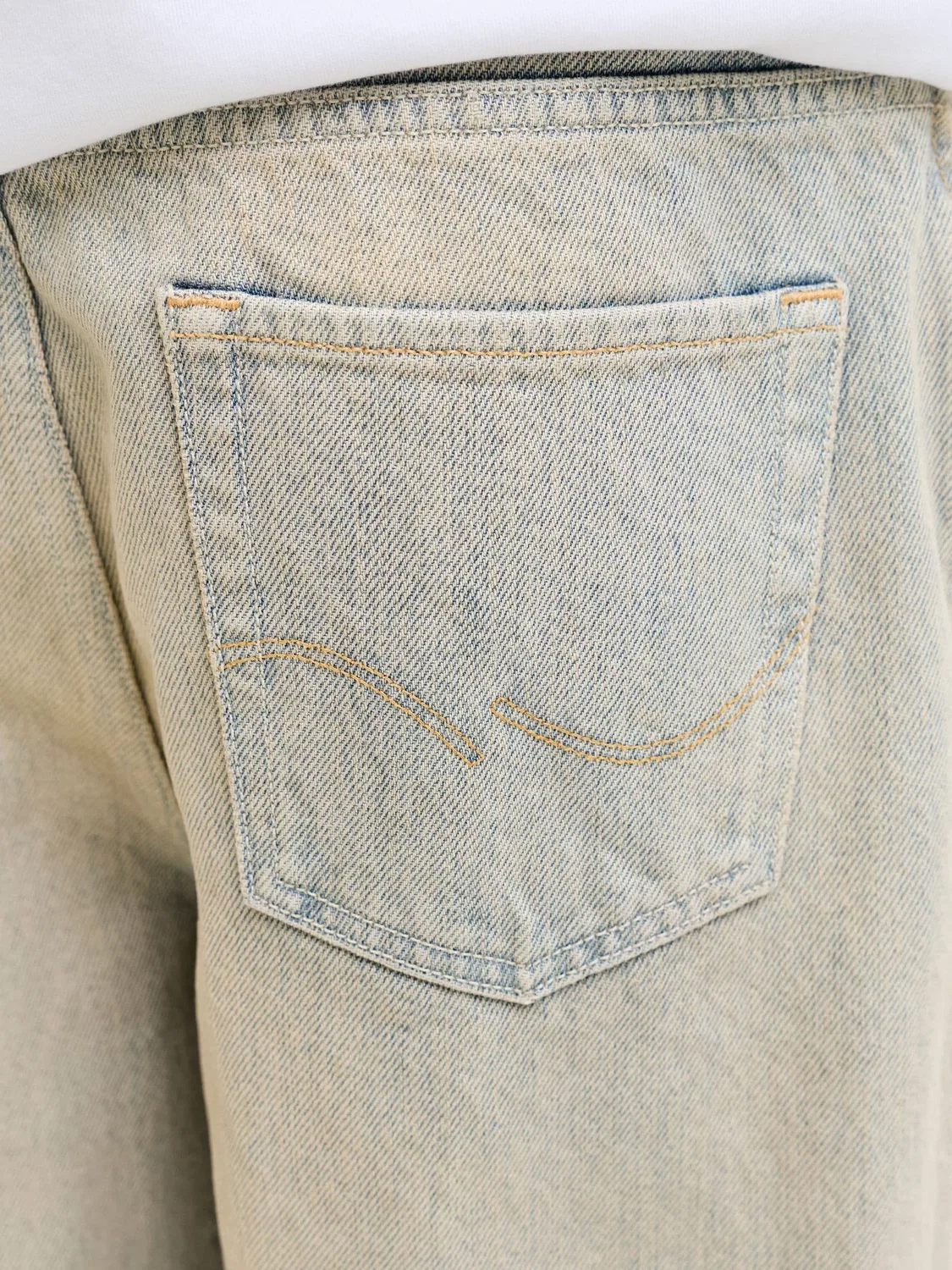 Широкие джинсы, stonewashed, JACK & JONES Junior, blue denim — фото 4