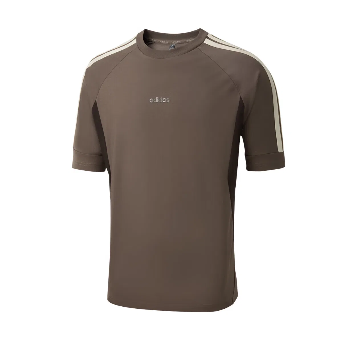 Футболка мужская brown, круглая горловина, тонкая Adidas