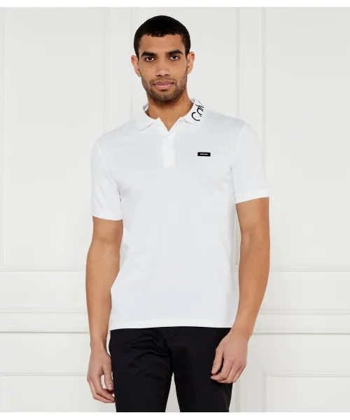 

Футболка поло Slim fit Calvin Klein, белый