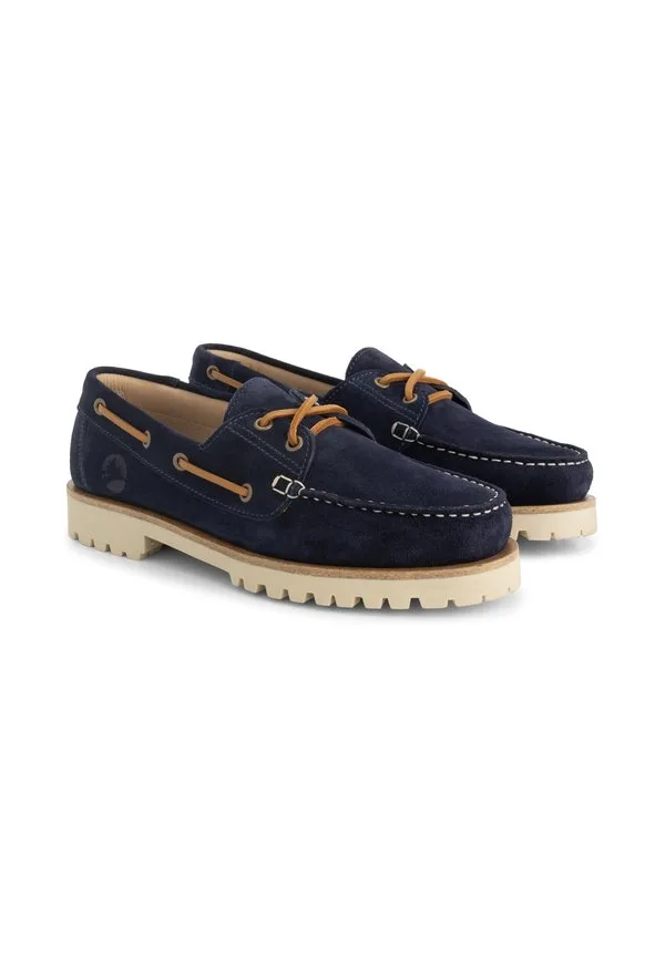 Лоферы skjern Travelin, Navy — фото 3