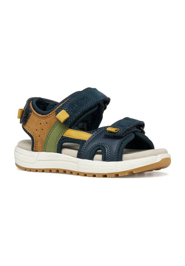 Трекинговые сандалии alben Geox, Navy Ochre Yellow — фото 2