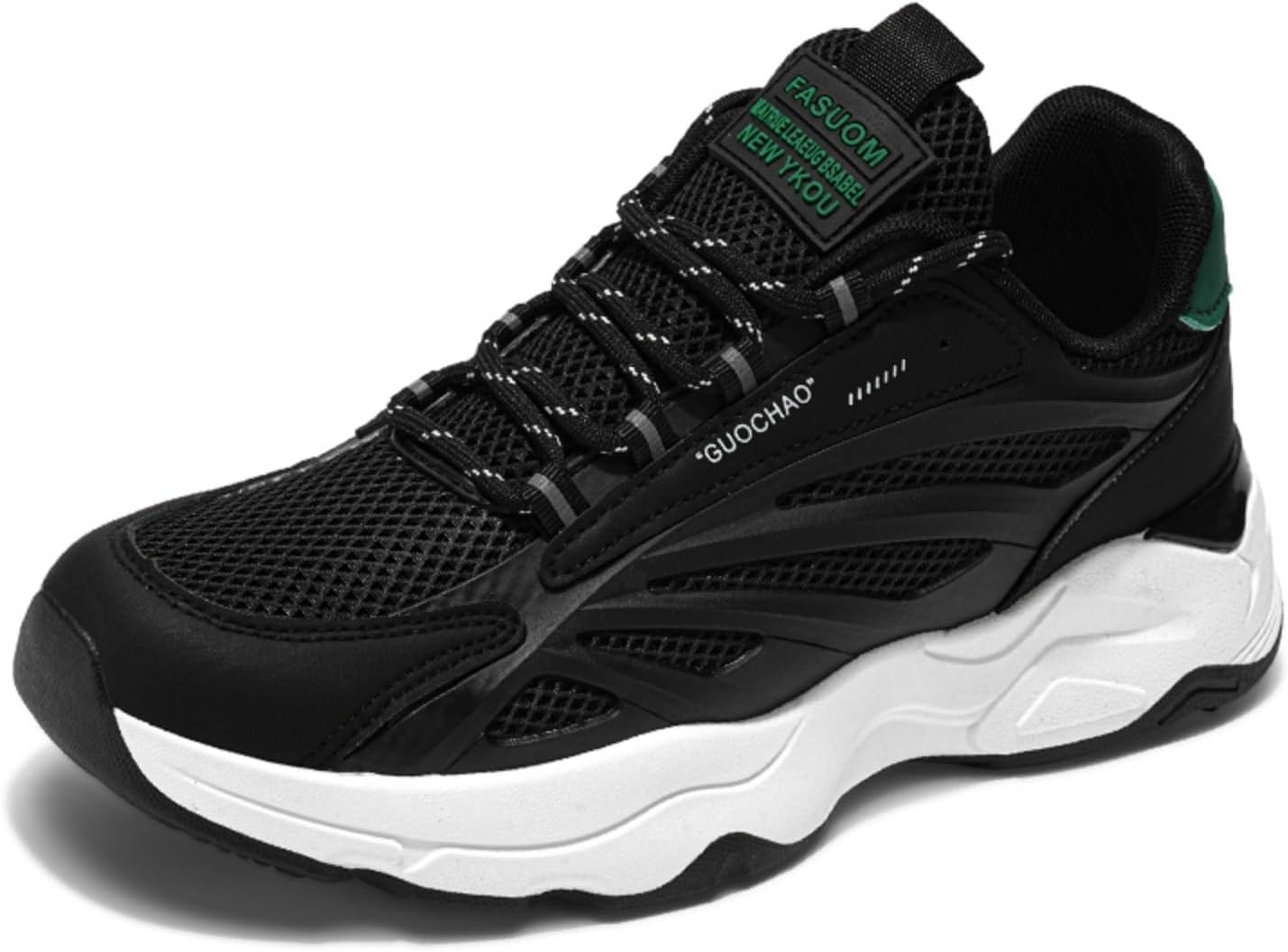 

Мужские спортивные кроссовки на массивной подошве, модная спортивная обувь- идеально подходят для активного отдыха, тренировок в спортзале и повседневной носки Kpdwfms, белый/черный